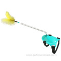 Cat Teaser Stick Colorful Feathers Toy